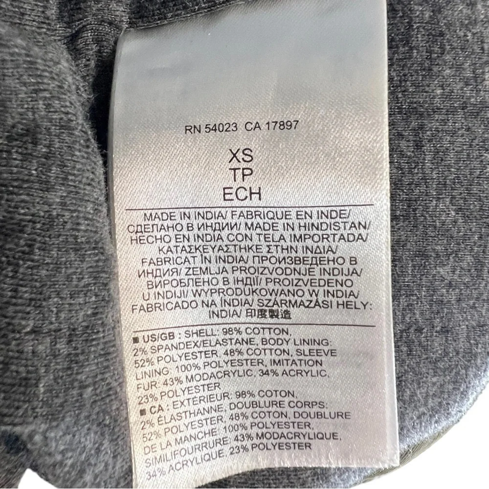 BANANA Republic Women’s Hooded Utility Coat Olive Green Size XS - Picture 6 of 7